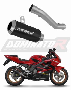 Honda CBR 600 F4i Sport 2001 - 2006 Terminale di Scarico Marmitta Silenziatore GP NERO + dB killer