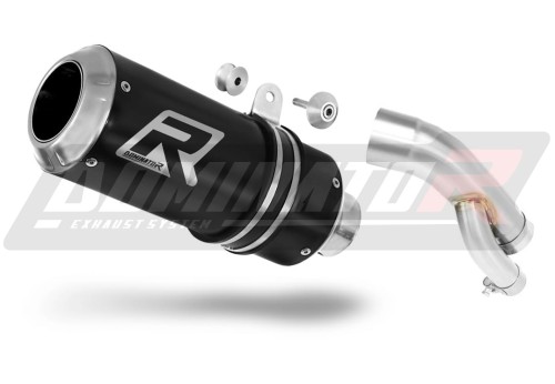 scarico silenziatore DOMINATOR GP nero adatto alla moto BMW S1000R 2017 - 2020