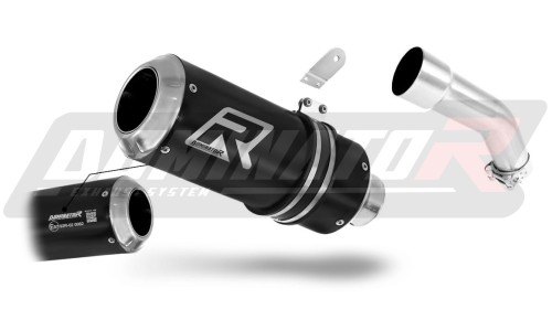 exhaust muffler DOMINATOR homologated road legal GP BLACK fits to Kawasaki ZX10R 2008  2010 3