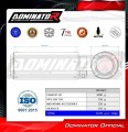 exhaust muffler DOMINATOR GP BLACK fits to Suzuki GSR 750 2011  2016 3