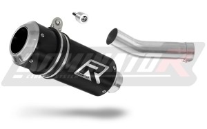 Triumph STREET TRIPLE 675 R / S / RS 2013 - 2016 Exhaust Silencer Muffler GP BLACK + dB killer