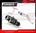 scarico silenziatore DOMINATOR GP nero adatto alla moto Yamaha FZ6 2004 - 2010 2