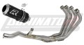 scarico silenziatore DOMINATOR GP nero adatto alla moto Yamaha XJ 6N / S / F 600 Diversion 2009 - 2016