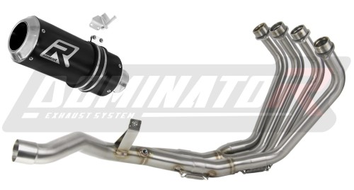 scarico silenziatore DOMINATOR GP nero adatto alla moto Yamaha XJ 6N / S / F 600 Diversion 2009 - 2016