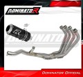 scarico silenziatore DOMINATOR GP nero adatto alla moto Yamaha XJ 6N / S / F 600 Diversion 2009 - 2016 2