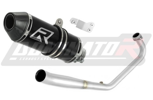 kompletny układ wydechowy z tłumikiem DOMINATOR Full System HP3 CZARNY pasujący do motocykla Honda CB 125 R 2018 - 2020 2