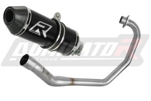 Honda CBF 125 2009 - 2014 Impianto di scarico Collettori Marmitta Silenziatore HP3 NERO + dB killer