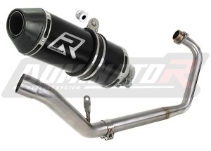 Honda CBR 125 R 2011 - 2018  Impianto di scarico Collettori Marmitta Silenziatore HP3 NERO + dB killer
