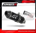scarico silenziatore DOMINATOR HP3 nero adatto alla moto Kawasaki NINJA 125 Z125 2019 - 2023