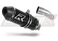 scarico silenziatore DOMINATOR HP3 nero adatto alla moto Kawasaki NINJA 125 Z125 2019 - 2023 2