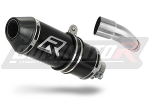 Kawasaki  NINJA 125 Z125 2019 - 2023 Terminale di Scarico Marmitta Silenziatore HP3 NERO + dB killer