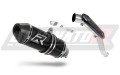 scarico silenziatore DOMINATOR HP3 nero adatto alla moto KTM RC 390 2017 - 2020 2