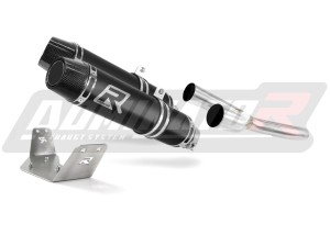 Triumph SPRINT ST 1050 2005 - 2012 Terminale di Scarico Marmitta Silenziatore HP3 NERO + dB killer