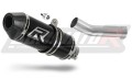 scarico silenziatore DOMINATOR HP3 nero adatto alla moto Triumph STREET TRIPLE 675 R / S / RS 2013 - 2016 2