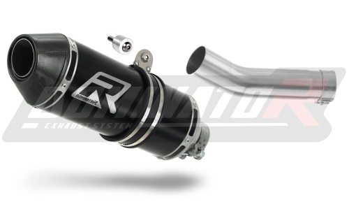 scarico silenziatore DOMINATOR HP3 nero adatto alla moto Triumph STREET TRIPLE 675 R / S / RS 2013 - 2016 2