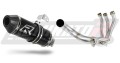 Yamaha XSR 900 2016 - 2021 Exhaust Muffler Auspuff Sportauspuff Silencer Echappement Silencieux Scarico Scarichi Escape Toba de esapament Avgas Ljuddämpare Wydech Tłumik Carbon Tip HP3 Black Noir Nero Negro Svart Schwarz Negru Dominator x