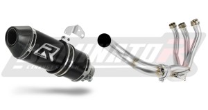 Yamaha XSR 900 2016 - 2021 Impianto di scarico Collettori Marmitta Silenziatore HP3 NERO + dB killer
