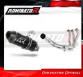 complete exhaust system with muffler DOMINATOR Full System HP3 BLACK fits to Yamaha XSR 900 2016  2021 2
