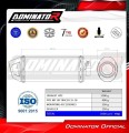 Yamaha MT 09 2017 2020 Exhaust Muffler Auspuff Sportauspuff Silencer Echappement Silencieux Scarico Scarichi Escape Toba de esapament Avgas Ljuddämpare Wydech Tłumik Carbon Tip HP3 Black Noir Nero Negro Svart Schwarz Negru Dominator 1