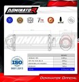 Yamaha YZF R125 2008 2013 Exhaust Muffler Auspuff Sportauspuff Silencer Echappement Silencieux Scarico Scarichi Escape Toba de esapament Avgas Ljuddämpare Wydech Tłumik Carbon Tip HP3 Black Noir Nero Negro Svart Schwarz Negru Dominator 1