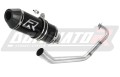 impianto di scarico completo con silenziatore DOMINATOR Full System HP3 nero adatto alla moto Yamaha YZF R125 2014 - 2018 2