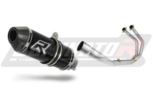Yamaha YZF-R3 300 2015 - 2018 Impianto di scarico Collettori Marmitta Silenziatore HP3 NERO + dB killer