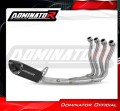 impianto di scarico completo con silenziatore DOMINATOR Full System HP8 nero adatto alla moto Suzuki GSX-S 1000 / 1000 GT / 950 2025  2
