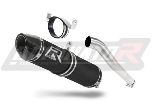 scarico silenziatore DOMINATOR HP2 nero adatto alla moto Honda CBR 1000RR 2004 - 2005 2