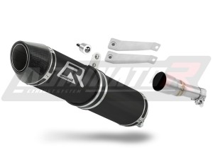Hyosung GD 250 Exiv Terminale di Scarico Marmitta Silenziatore HP2 NOIR + dB killer