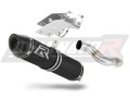 scarico silenziatore DOMINATOR HP2 nero adatto alla moto Kawasaki ZX6R 636 2007 - 2008
