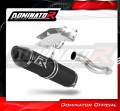 scarico silenziatore DOMINATOR HP2 nero adatto alla moto Kawasaki ZX6R 636 2007 - 2008 2