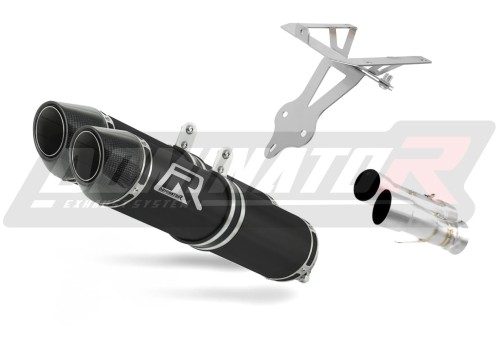 exhaust muffler DOMINATOR HP2 BLACK fits to Ducati 999 2001  2006 3