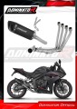 impianto di scarico completo con silenziatore DOMINATOR Full System HP6 nero adatto alla moto Honda CBR 650 R / E-Clutch 2024 - 2025 5