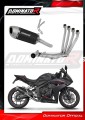 impianto di scarico completo con silenziatore DOMINATOR Full System S6 nero adatto alla moto Honda CBR 650 R / E-Clutch 2024 - 2025 5