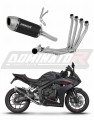 impianto di scarico completo con silenziatore DOMINATOR Full System S6 nero adatto alla moto Honda CBR 650 R / E-Clutch 2024 - 2025 6