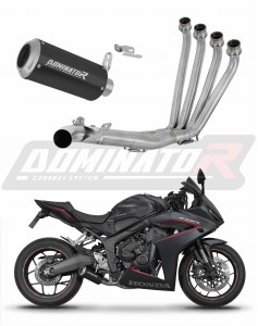 Honda CB 650 R  / E-Clutch 2024 - 2025 Impianto di scarico Collettori Marmitta Silenziatore GP NERO + dB killer