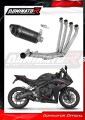 Honda CB 650 R / E-Clutch 2024 - 2025 Collector Manifold Full Exhaust System Muffler Auspuff Sportauspuff Silencer Echappement Silencieux Scarico Scarichi Escape Wydech Tłumik HP8 BLACK Dominator Exhaust System 1