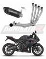 impianto di scarico completo con silenziatore DOMINATOR Full System HP8 nero adatto alla moto Honda CB 650 R / E-Clutch 2024 - 2025 6