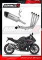 impianto di scarico completo con silenziatore DOMINATOR Full System titanio HP6 adatto alla moto Honda CB 650 R / E-Clutch 2024 - 2025 5
