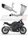 complete exhaust system with muffler DOMINATOR Full System titanium HP6 fits to Honda CB 650 R / EClutch 2024  2025 6