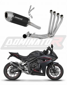 Honda CB 650 R  / E-Clutch 2024 - 2025 Impianto di scarico Collettori Marmitta Silenziatore S6 NERO + dB killer