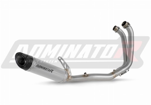 impianto di scarico completo con silenziatore DOMINATOR Full System titanio HP8 adatto alla moto Aprilia Tuono 457 2024 - 2025
