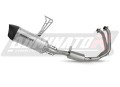impianto di scarico completo con silenziatore DOMINATOR Full System titanio HP6 adatto alla moto Aprilia Tuono 457 2024 - 2025