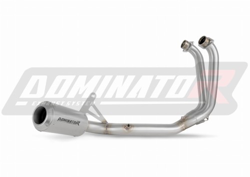 impianto di scarico completo con silenziatore DOMINATOR Full System GPS adatto alla moto Aprilia Tuono 457 2024 - 2025