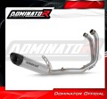 impianto di scarico completo con silenziatore DOMINATOR Full System titanio HP8 adatto alla moto Aprilia Tuono 457 2024 - 2025 2