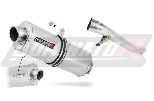 exhaust muffler DOMINATOR homologated road legal OVAL fits to GSF 1200 BANDIT 2006  2007 4