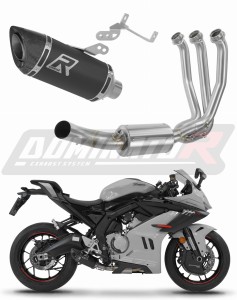 CF MOTO 675 SR-R 2024 - 2026 Impianto di scarico Collettori Marmitta Silenziatore HP8 NERO + dB killer