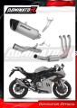 impianto di scarico completo con silenziatore DOMINATOR Full System titanio HP6 adatto alla moto CF MOTO 675 SR-R 2024 - 2026 2