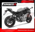 complete exhaust system with muffler DOMINATOR Full System S6 BLACK fits to CF MOTO 675 SRR 2024  2026 4