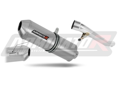 scarico silenziatore DOMINATOR omologato OVR adatto alla moto SUZUKI GSX 750 INAZUMA 1997 - 2003 2